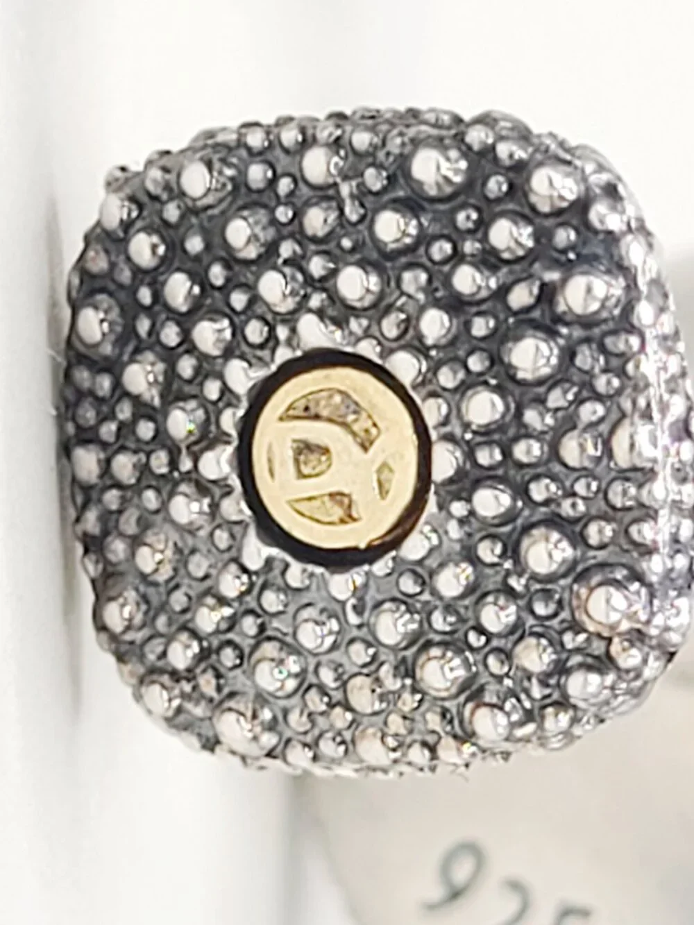 David Yurman Sea Urchin Cufflinks w/ Blue Sapphire & 18K Yellow Gold - RARE